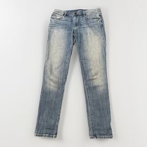 Ann Taylor Loft Jeans Womens Size 26 / 2 Relaxed Skinny Denim Blue 32x30.5